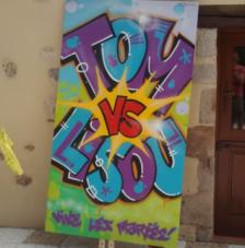 graffiti lettrage Mariage Angers