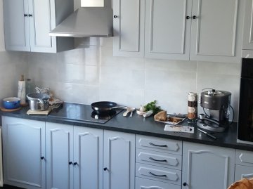 Rénovation en peinture meuble de cuisine sur Angers