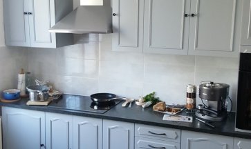Rénovation complète d'un cuisine en peinture sur Avrillé