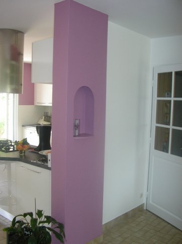 Avant renovation cuisine sol et mur Avrillé