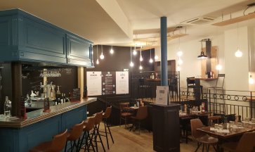 Rénovation intérieur du restaurant Ernest'inn Angers