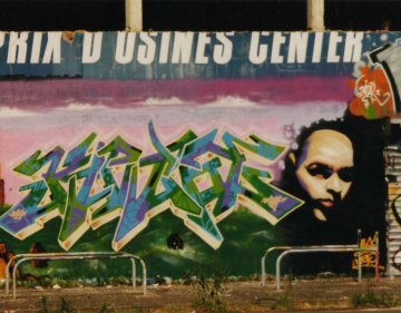 Graff Lettrage et visage Angers Le Mans