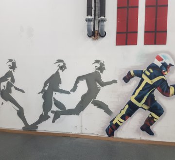 Graff pompier Angers